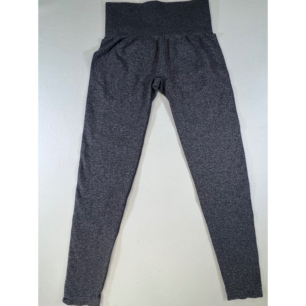 NVGTN Women Dark Grey Marl Seamless High Waisted Contouring Leggings Medium